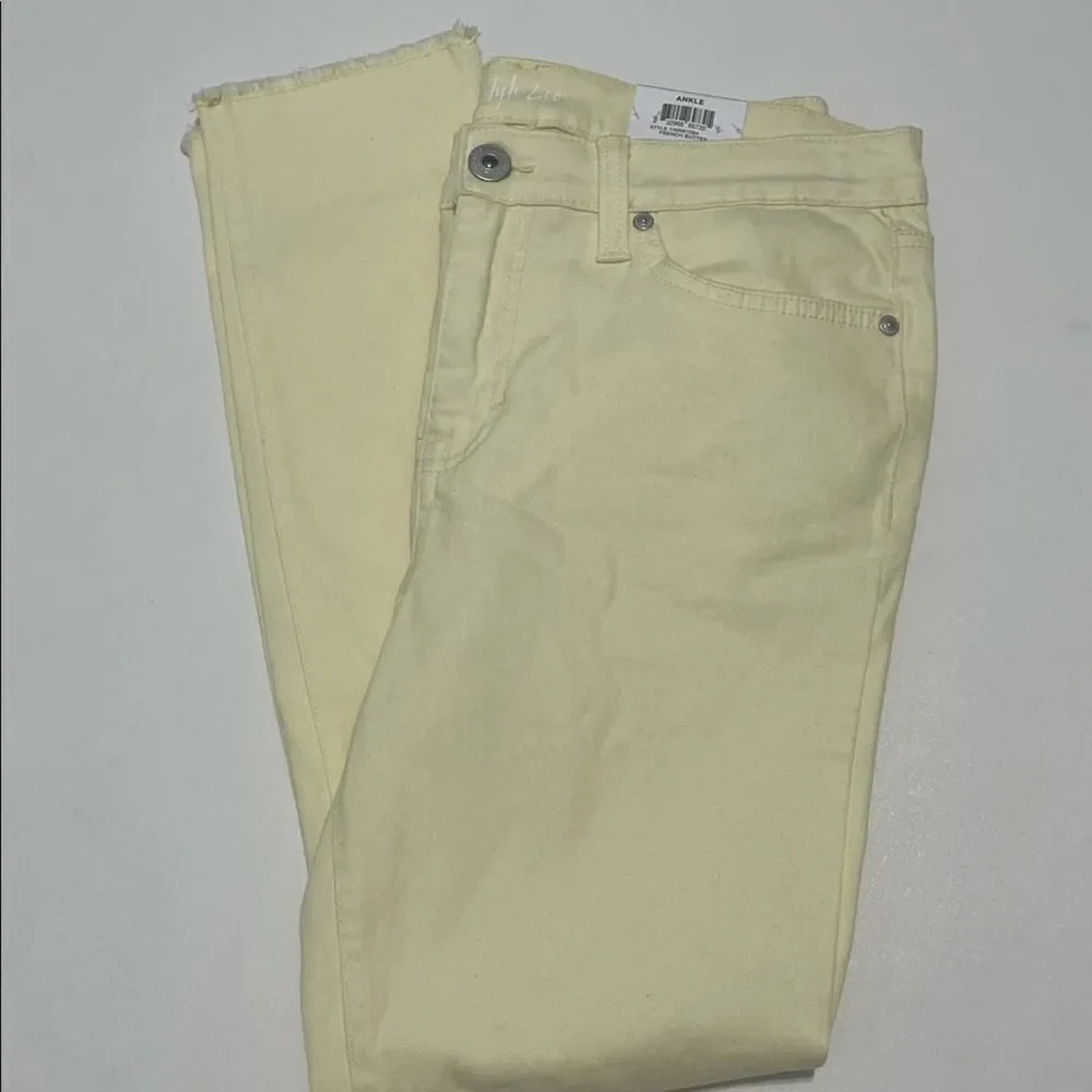 Style‎ & Co Skinny Ankle Jeans High French Butter 6